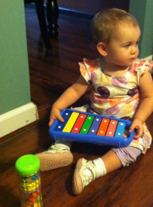 Baby Olivia Loved Her Developmental Toys!