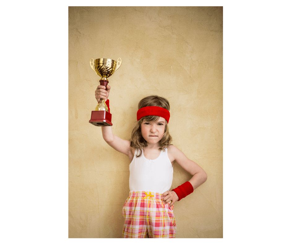 girl dressed as a fighter