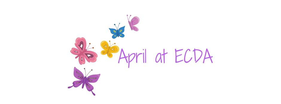 illustration of butterflies "April at ECDA"