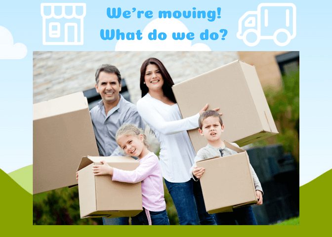 family moving homes