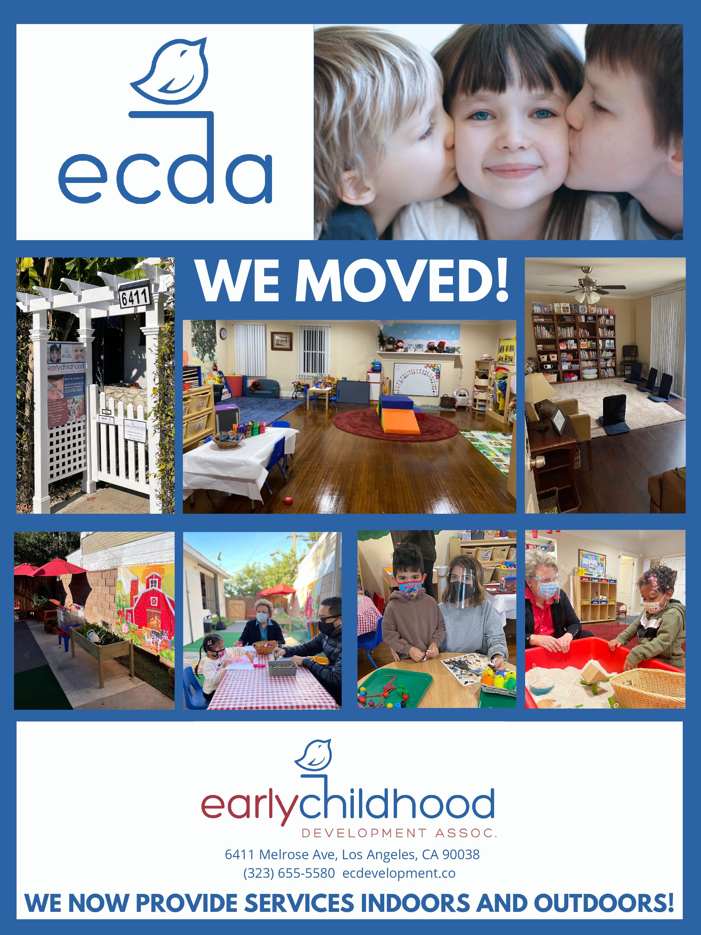 We've moved